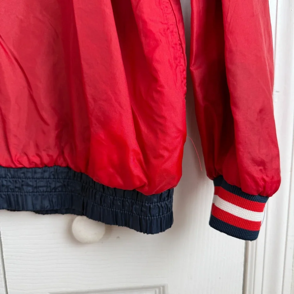 Vintage Pro‎ Player Cleveland Indians Reversible Pullover Jacket L 90s MLB Youth